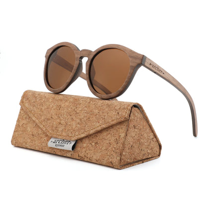 Chelsea Sunglasses - Brown Wood