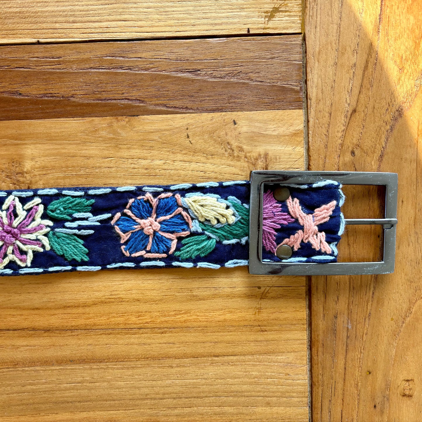Holly Embroidered Belt