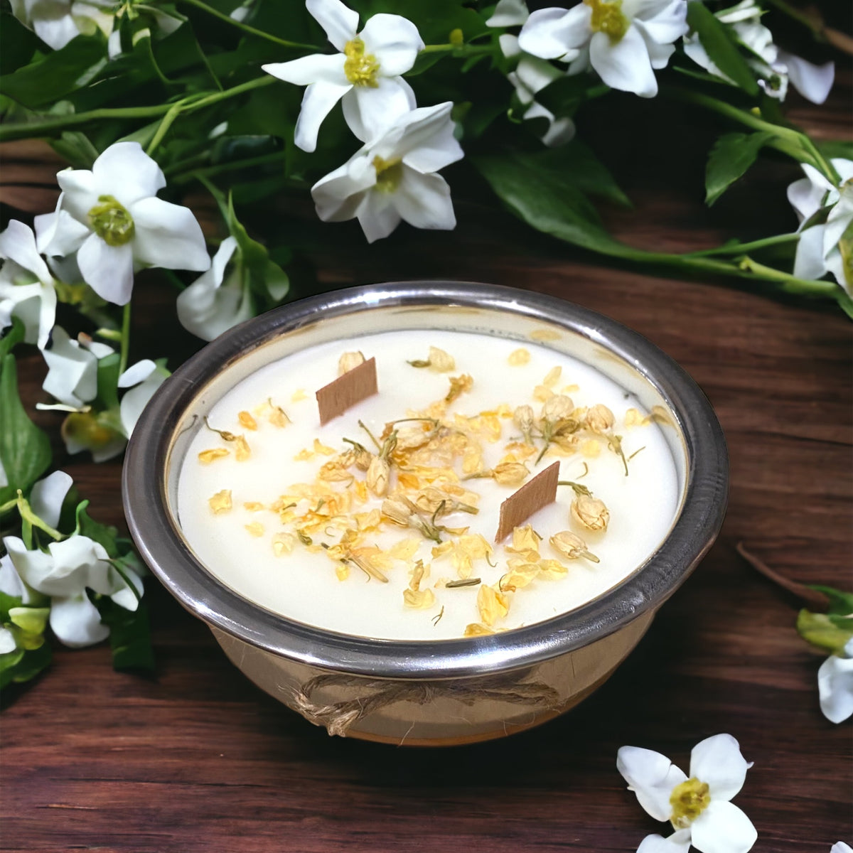 Jasmine Woodwick Bowl candle