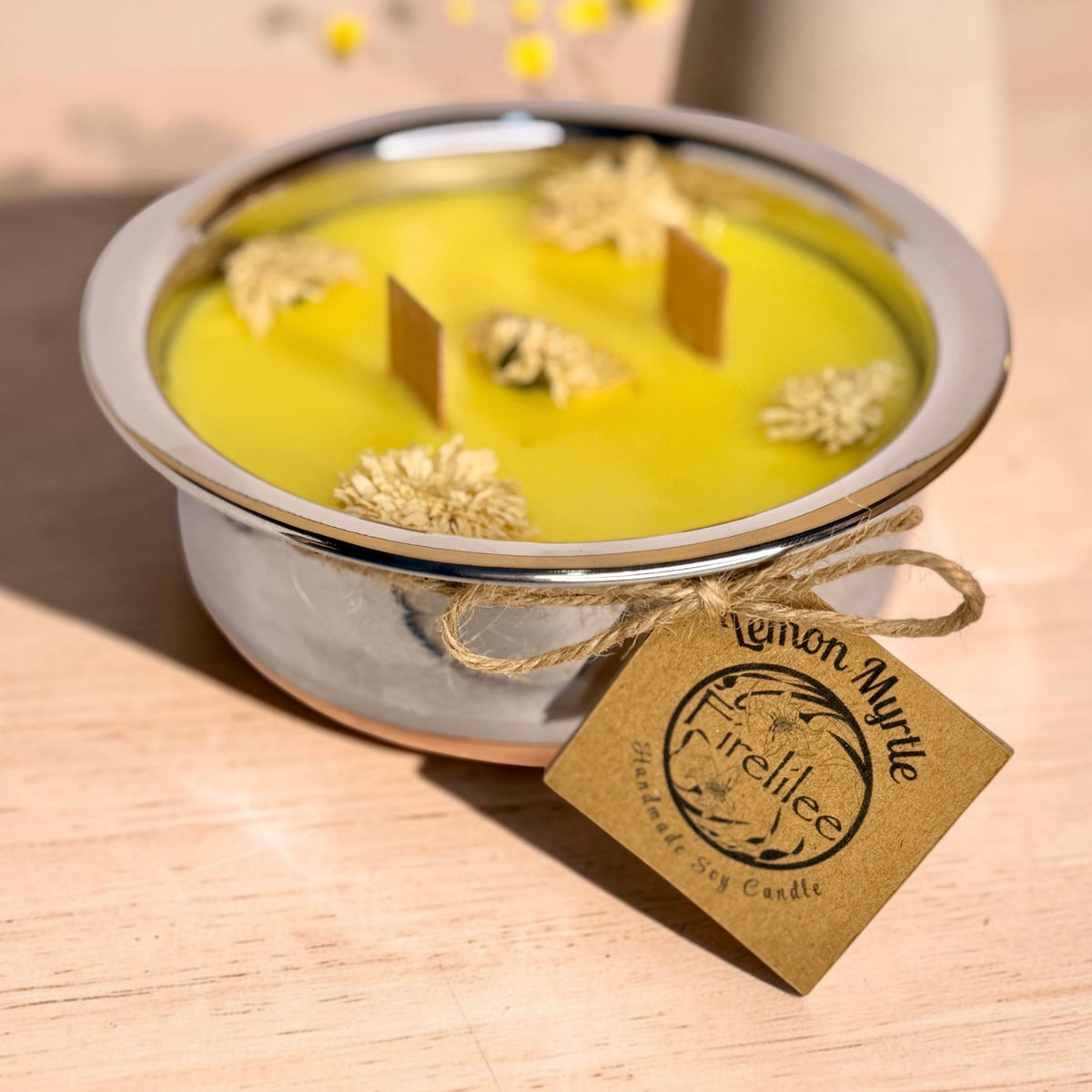 Lemon Myrtle Woodwick Bowl Candle