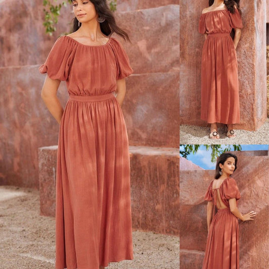 Nadia Backless Maxi Dress