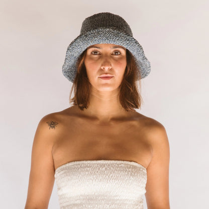 Peggie Hemp Bucket Hat - Denim