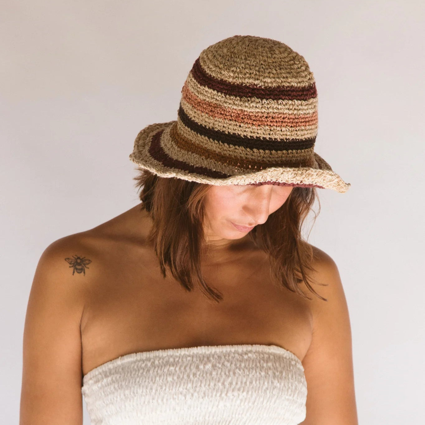 Peggie Hemp Bucket Hat - Samba