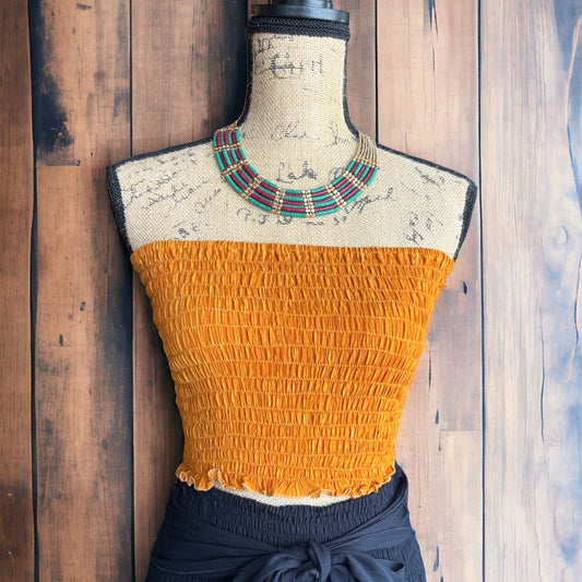 Bandeau Top - Mustard