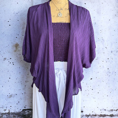 Free Size Cape - Purple