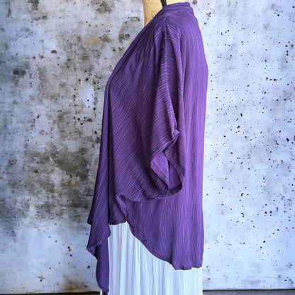 Free Size Cape - Purple