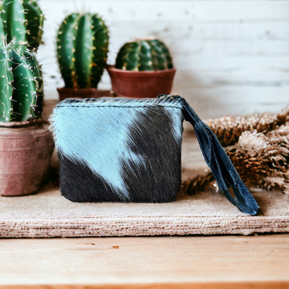 Cowhide Coin Purse