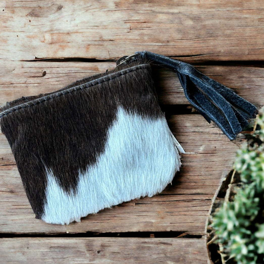 Cowhide Coin Purse