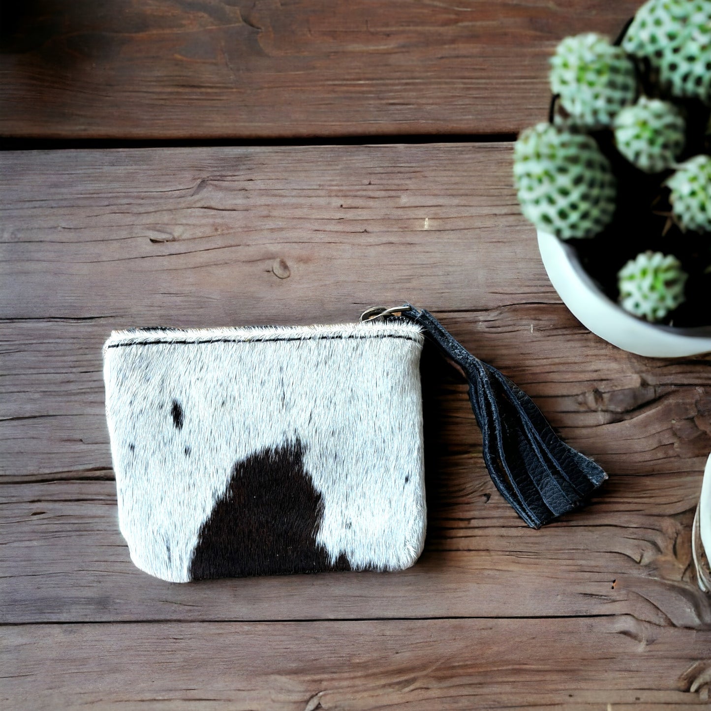 Cowhide Coin Purse