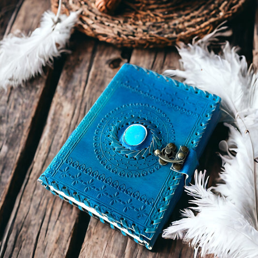 Azure Leather Journal