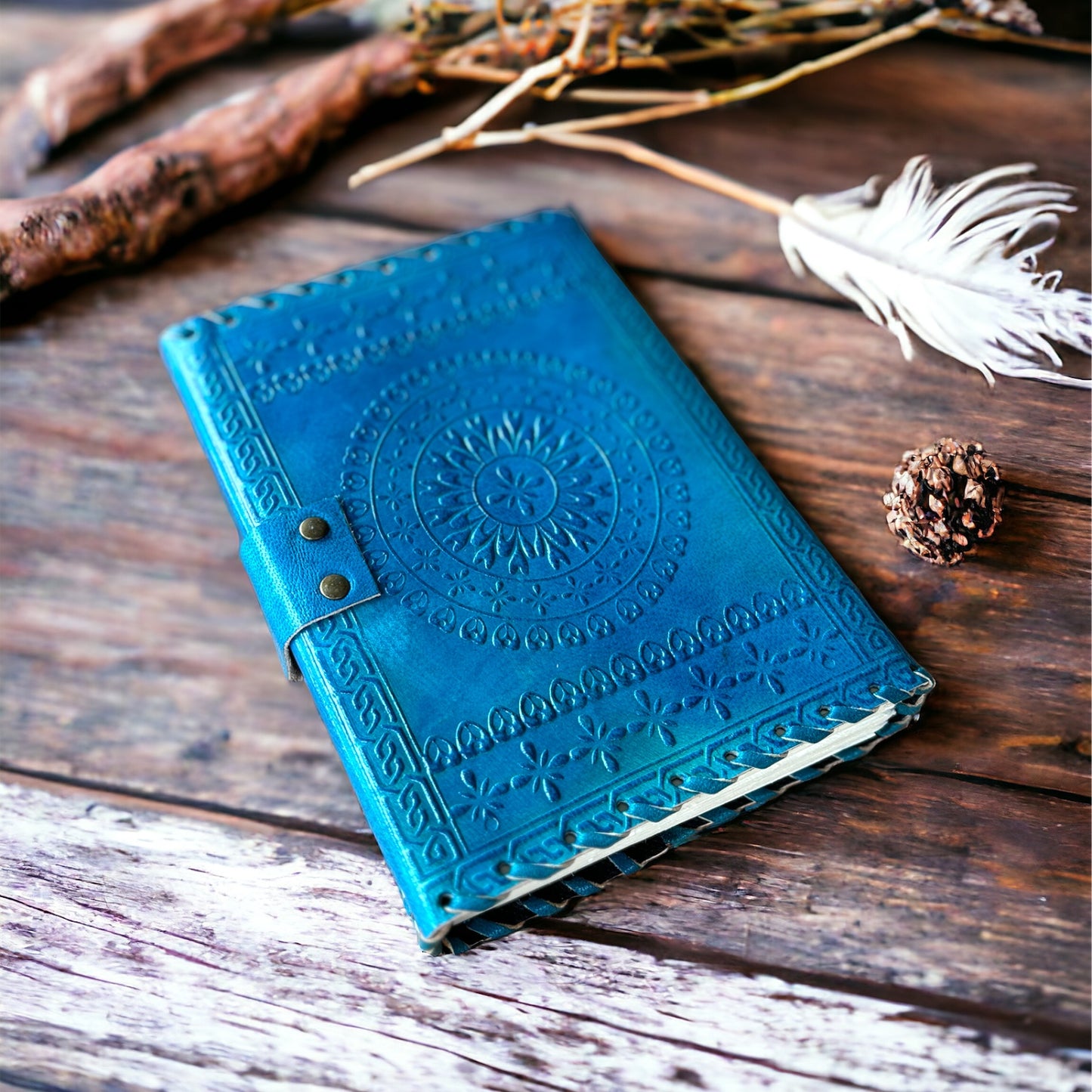 Azure Leather Journal