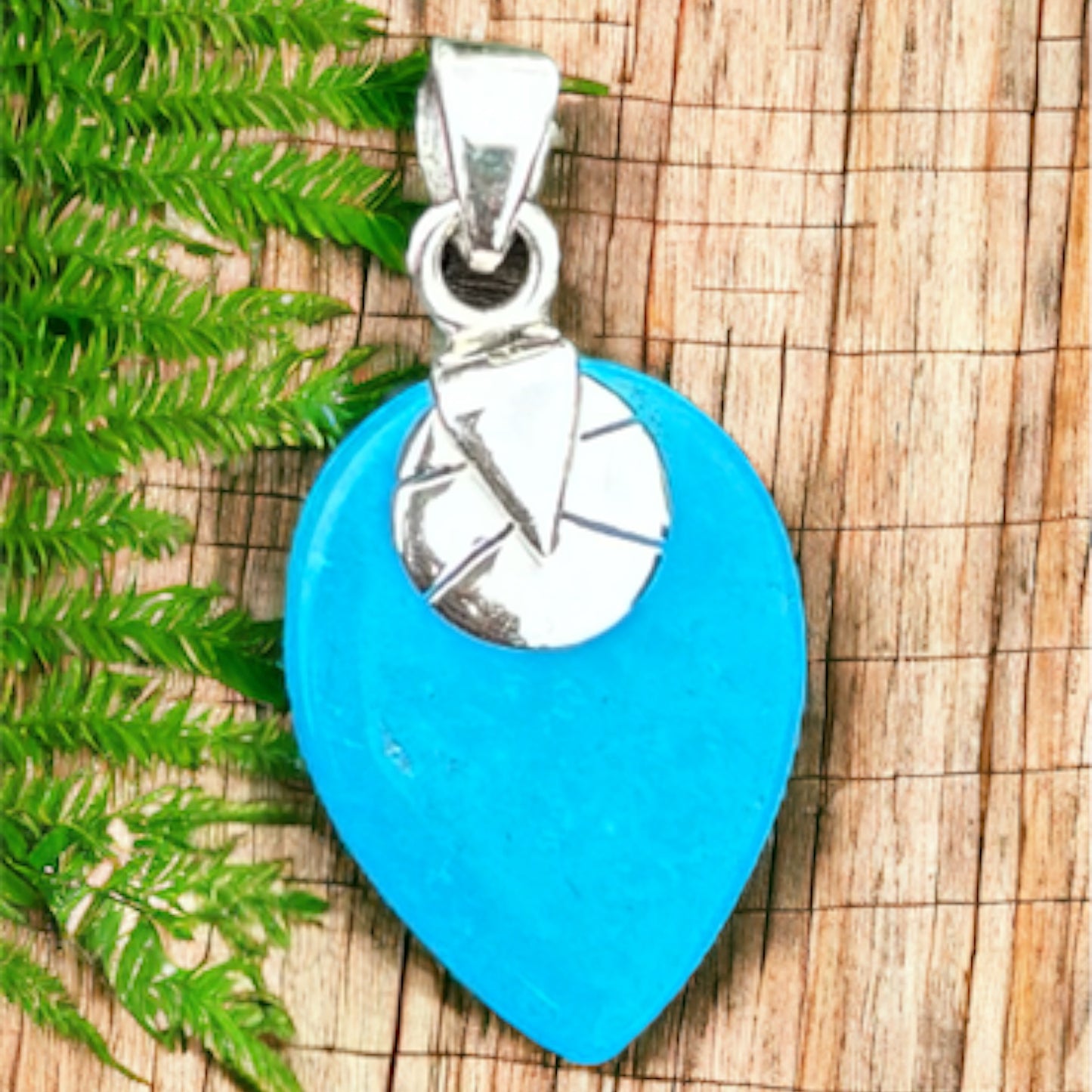 Teardrop Turquoise Pendant