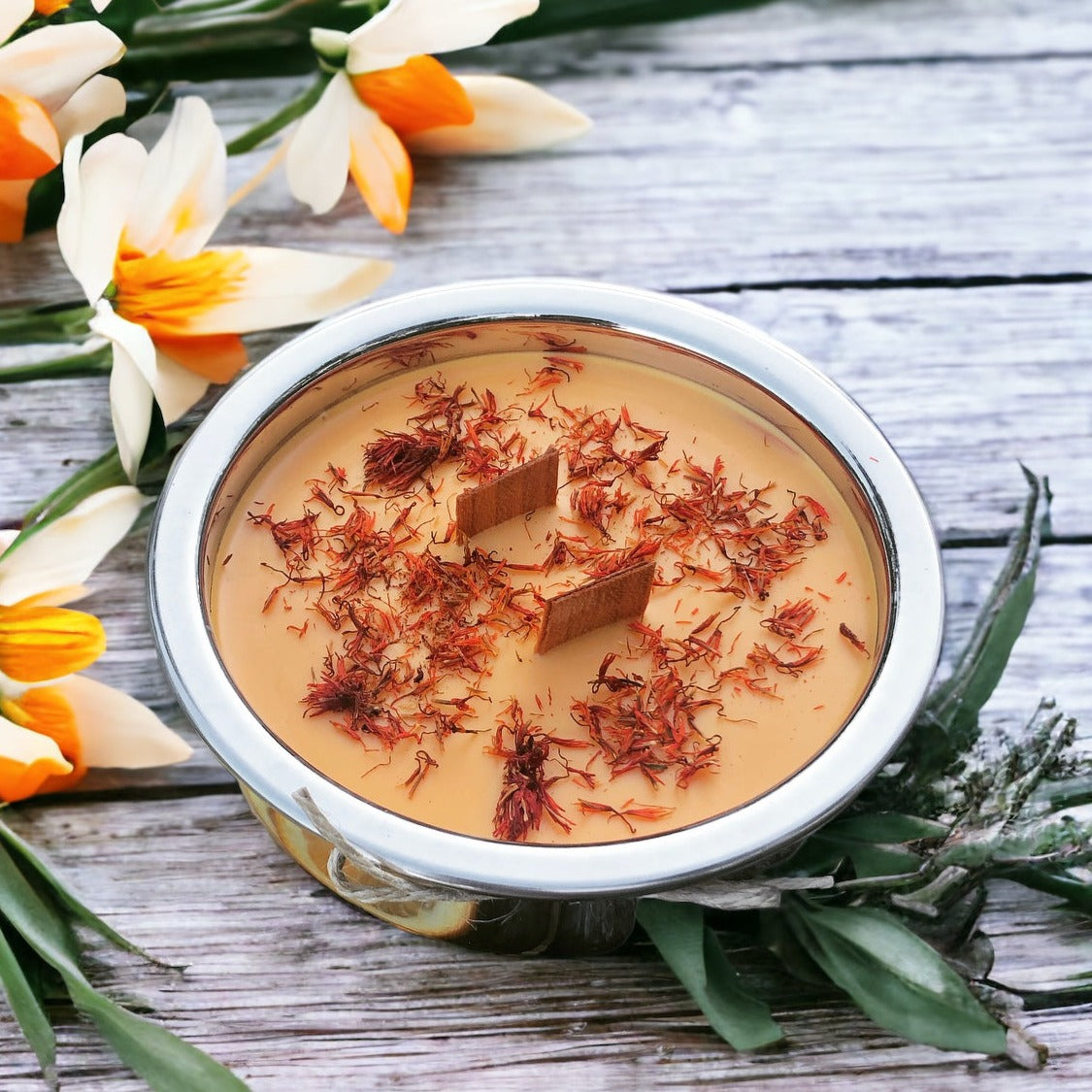 Tropical Orange Blossom Woodwick Bowl Candle