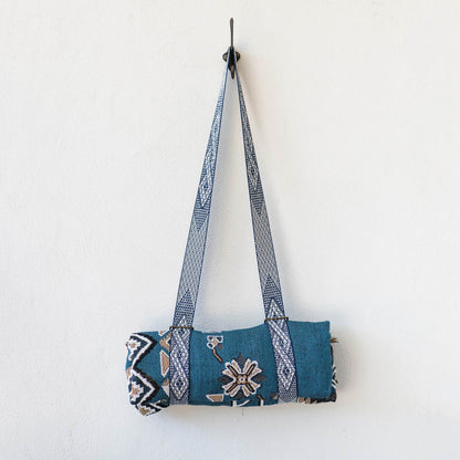 Cotton Picnic Rug Carry Strap