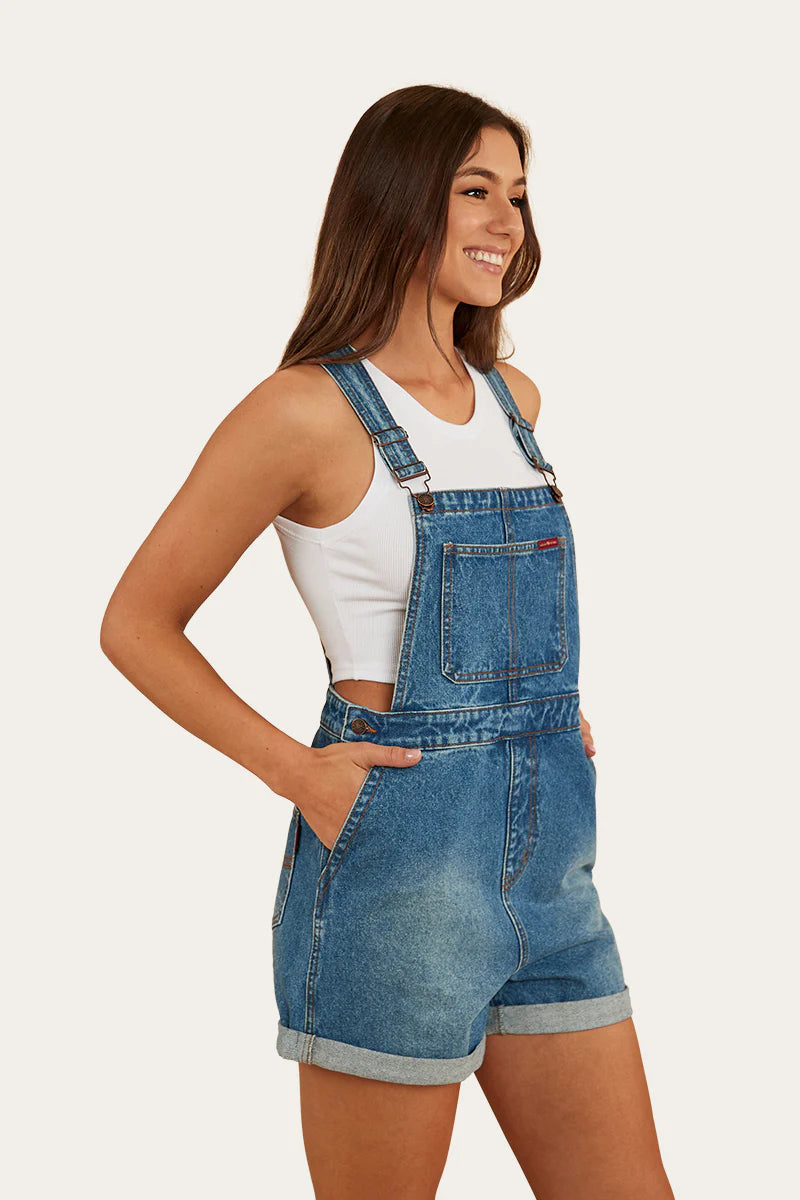 Weekender Womens Overall - Mid Wash Blue