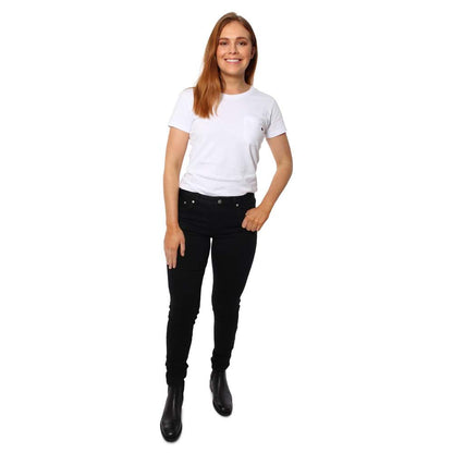 Sophie Mid Rise Skinny Jeans - Black