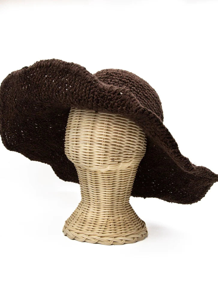 Janis Hemp Hat - Walnut